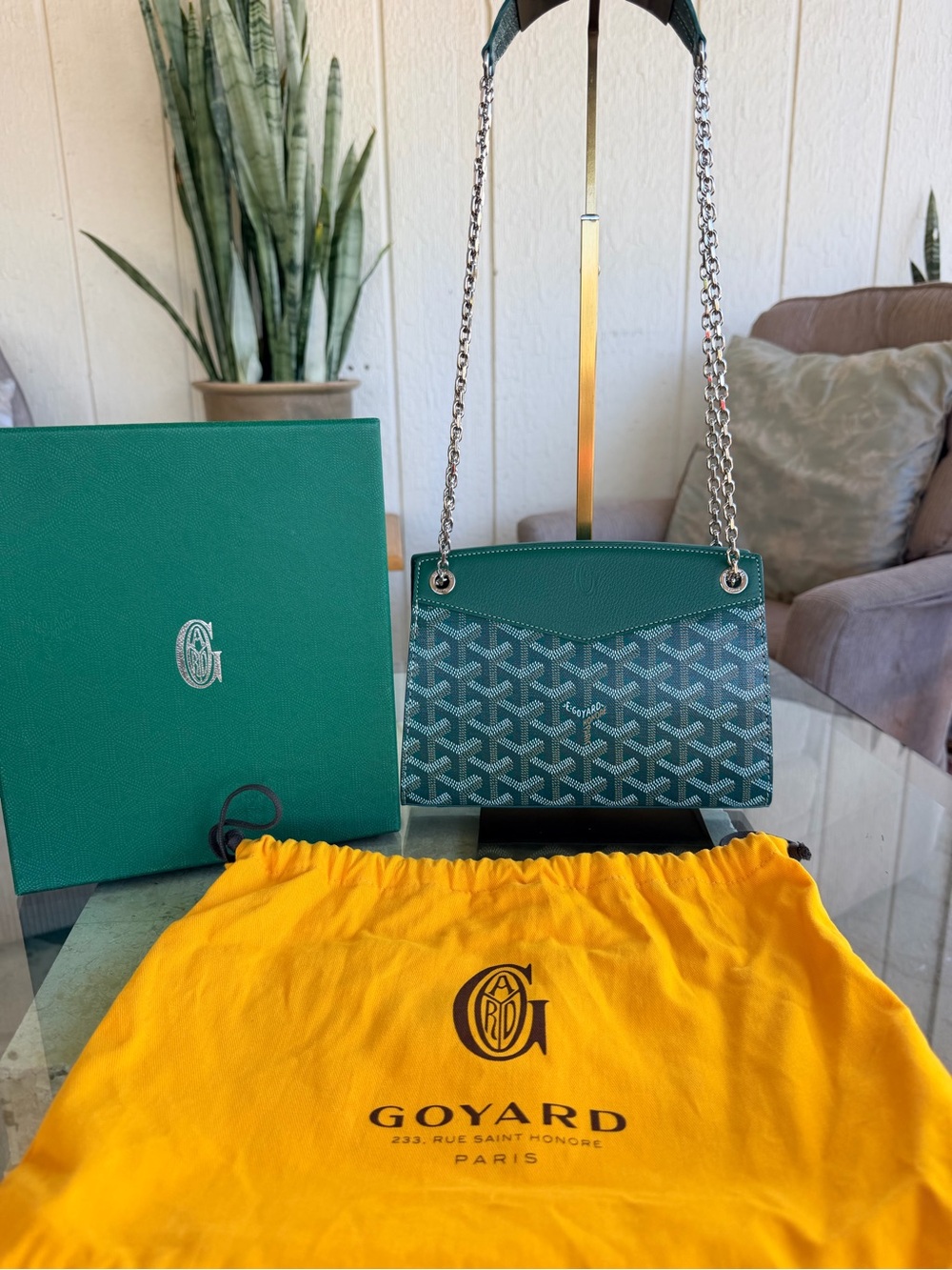 SOLD!!🆕 With Tag Goyard Rouette Structuré PM - Picture 6 of 15